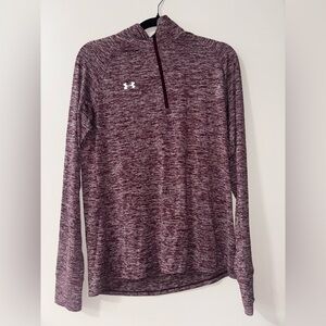 Under Armour Burgundy HeatGear Pullover